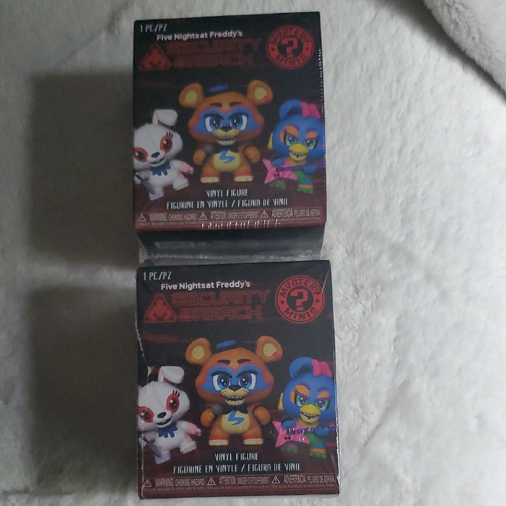 2 Mystery Mini Five Nights At Freddy's Security Breach